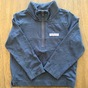Vineyard Vines blue performance half zip size 5